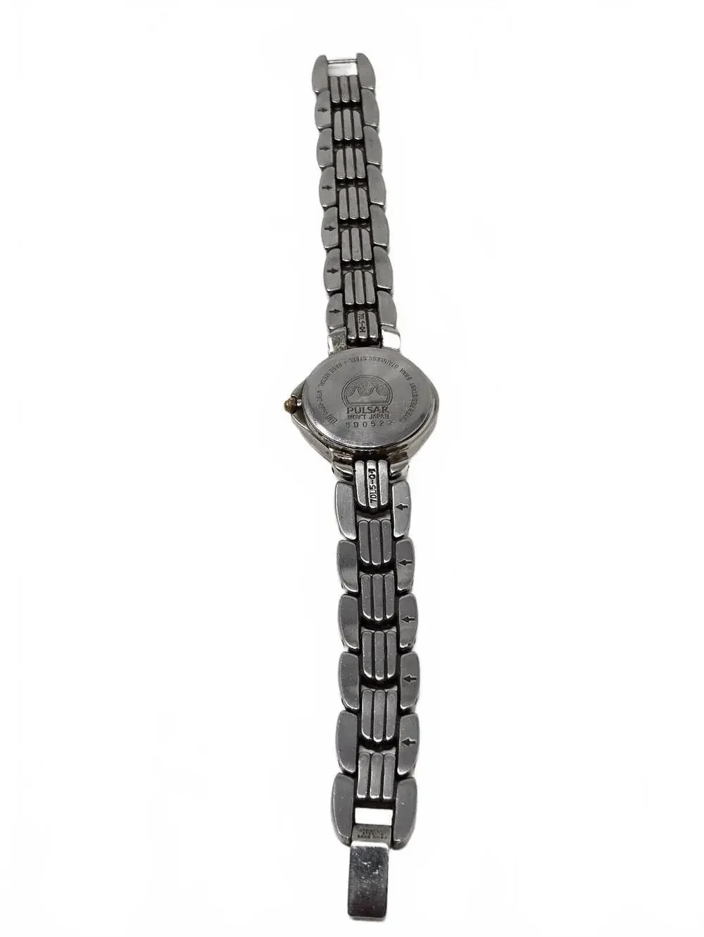 Vintage Pulsar Two-Tone Stainless Steel Women's Dress Watch with White Dial